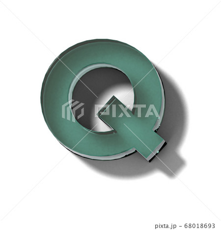 リアルなガラスのブロックのQ リアルなガラスのブロックのQ 68018693