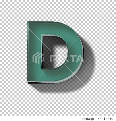 リアルなガラスのブロックのD リアルなガラスのブロックのD 68018710