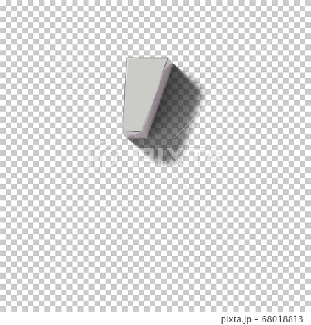 Realistic silver letter block apostrophe - Stock Illustration [68018813 ...