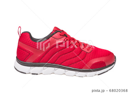 one summer red sneaker, lightweight fabric, sports 68020368
