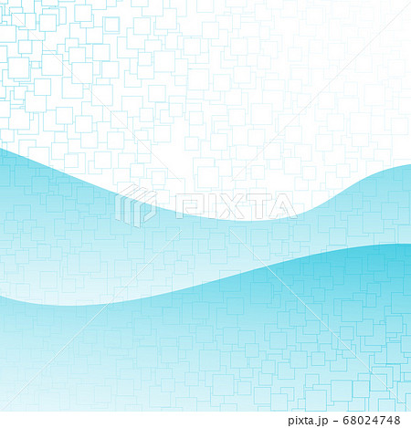四角を多用した幾何学模様の背景素材 68024748