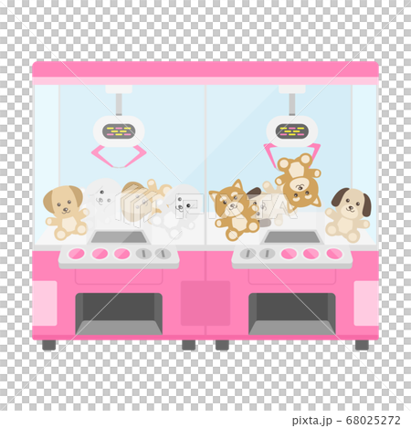 Illustration of crane game machine 68025272