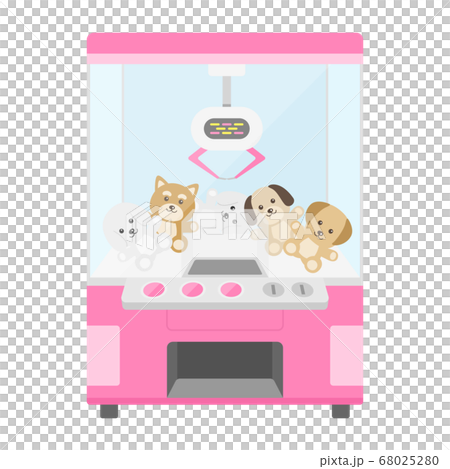 クレーンゲーム機のイラスト 68025280
