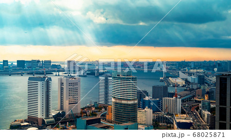 View of Tokyo Bay from and skyline 68025871