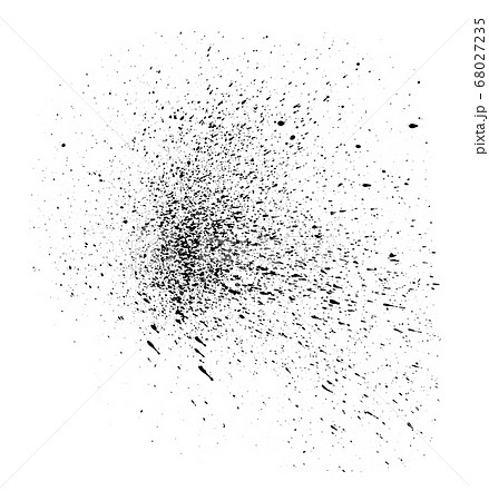 Ink drop splats or spray isolated on white Ink drop splats or spray isolated on white 68027235