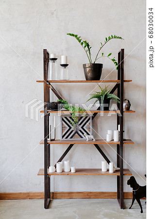 rack interior of loft. minimalist design. rack interior of loft. minimalist design. 68030034