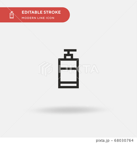 Soap Simple vector icon. Illustration symbol design template for web mobile UI element. Perfect color modern pictogram on editable stroke. Soap icons for your business project 68030764