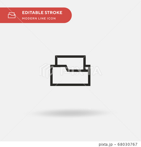 Storage Simple vector icon. Illustration symbol design template for web mobile UI element. Perfect color modern pictogram on editable stroke. Storage icons for your business project 68030767