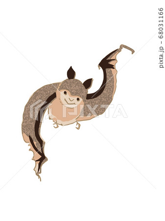 イラストデータ　桜川慈悲成　コウモリ 68031166