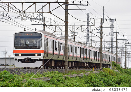 武蔵野線　南越谷－東川口　JR東日本　209系500番台　M76編成（京葉） 68033475