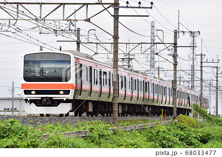武蔵野線　南越谷－東川口　JR東日本　209系500番台　M81編成（京葉） 68033477