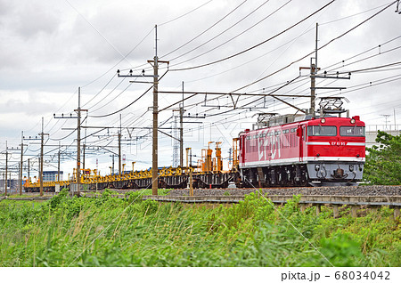 武蔵野線 東川口-南越谷 JR東日本 EF81-95(田端)+ロングレール車 武蔵野線 東川口-南越谷 JR東日本 EF81-95(田端)+ロングレール車 68034042