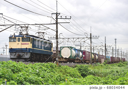 武蔵野線　南越谷－東川口　JR貨物　EF65-2088（新鶴見） 68034044