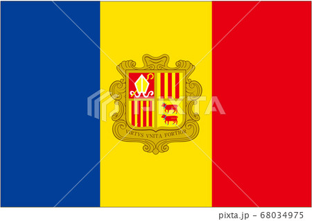 アンドラの国旗 アンドラの国旗 68034975