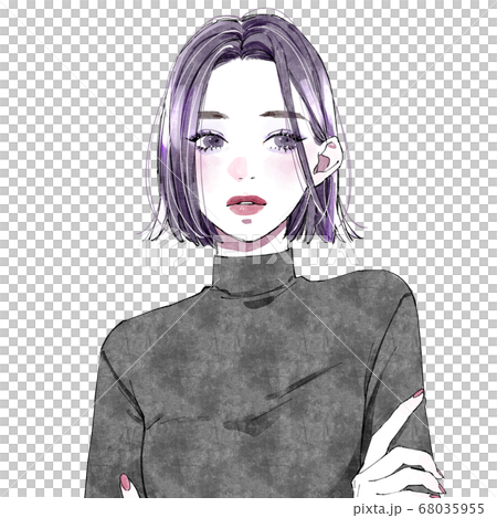 パーソナルカラー　ブルベ冬 68035955