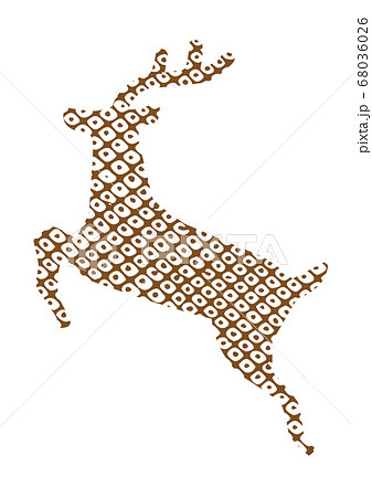 鹿の子模様の鹿 鹿の子模様の鹿 68036026