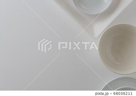 白食器 俯瞰イメージ 白食器 俯瞰イメージ 68036211