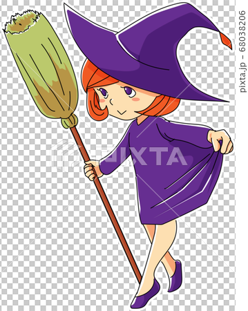 魔女娘のイラスト素材