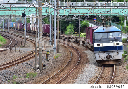 東海道本線　貨物支線　東戸塚－横浜羽沢　JR貨物　EF210-901（吹田） 68039055
