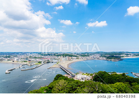 【神奈川県】湘南の海岸(8月) 【神奈川県】湘南の海岸(8月) 68040398