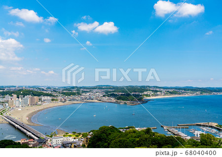 【神奈川県】湘南の海岸（8月） 68040400