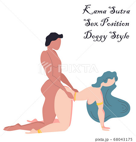 Kama Sutra, a man and a woman have sex. The art of 68043175