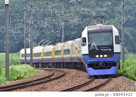 総武本線 物井-佐倉 JR東日本 255系 Be-05編成(幕張) しおさい 総武本線 物井-佐倉 JR東日本 255系 Be-05編成(幕張) しおさい 68043422
