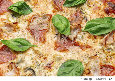Margarita rustic italian pizza with mozzarella, Margarita rustic italian pizza with mozzarella, 68044132