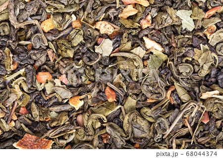 Scatter green tea with fruit Scatter green tea with fruit 68044374