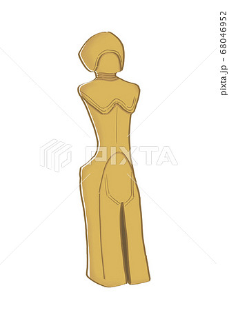 土偶　イラスト 68046952