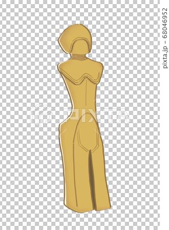 土偶　イラスト 68046952