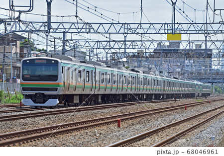 東海道本線 大船-戸塚 JR東日本 E231系1000番台 S07編成(国府津) 東海道本線 大船-戸塚 JR東日本 E231系1000番台 S07編成(国府津) 68046961