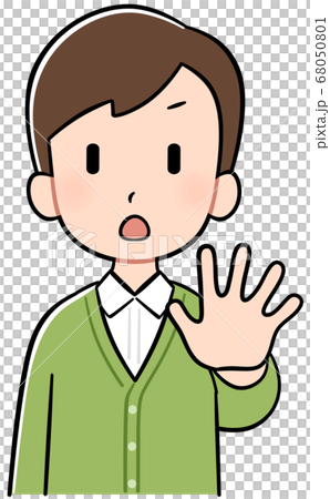 Men sticking out hands Men sticking out hands 68050801