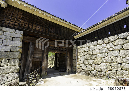 松山城　太鼓門　愛媛県松山市 68050873
