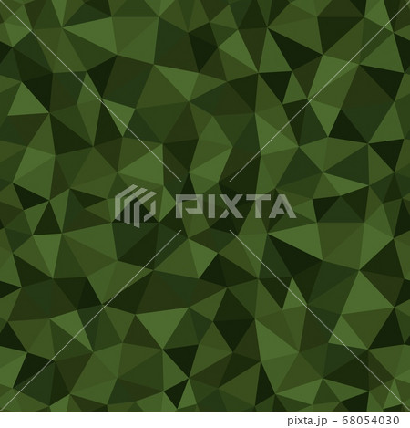 Vector trendy low poly seamless pattern. Camouflage polygonal background 68054030