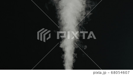 water mist stream over black background water mist stream over black background 68054607