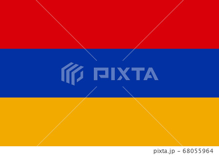 National flag of the Armenia. The main symbol of 68055964