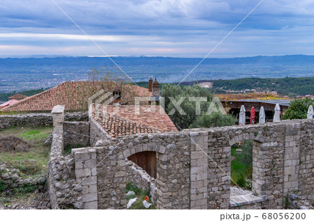 The views of Kruje in the Albania 68056200