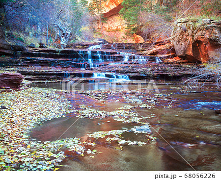 Outdoor Scene of Zion National Park in Utah Outdoor Scene of Zion National Park in Utah 68056226