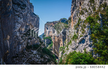Amazing nature of the Verdon Canyon in France 68058442