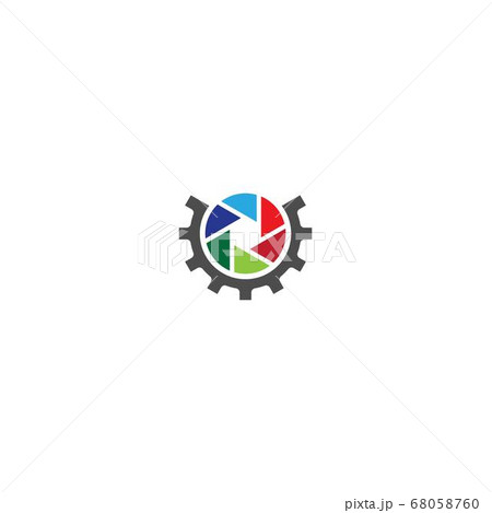 Camera shutter logo gear Camera shutter logo gear 68058760