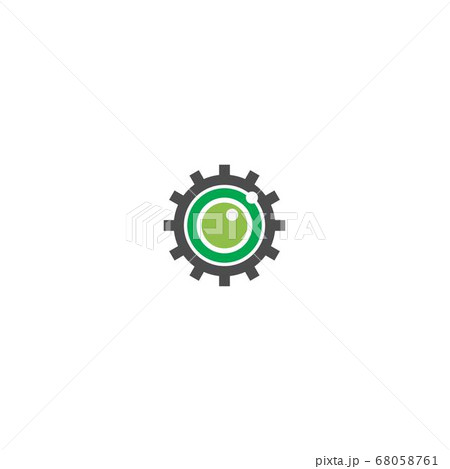 Camera shutter  logo gear 68058761