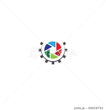 Camera shutter  logo gear 68058762