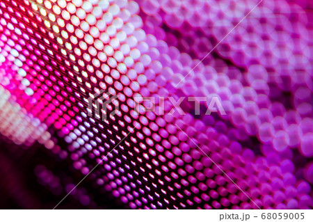 CloseUp LED blurred screen. LED soft focus CloseUp LED blurred screen. LED soft focus 68059005
