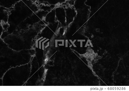 Black marble natural pattern for background, 68059286