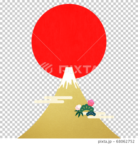 New Year's card material 68062752