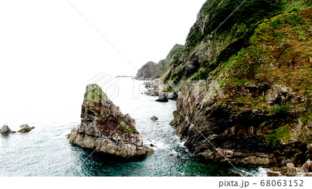 奄美大島のホノホシ海岸の空撮 奄美大島のホノホシ海岸の空撮 68063152