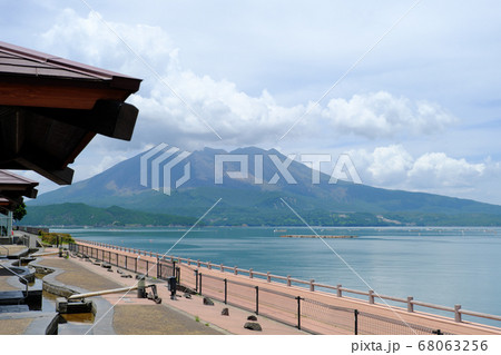 道の駅たるみずから見た桜島の景色 道の駅たるみずから見た桜島の景色 68063256
