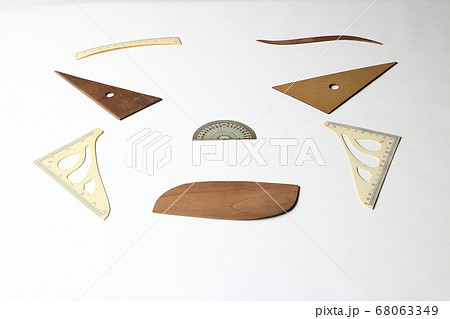 定規で顔 定規で顔 68063349