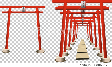 岸上神鳥居 68063570